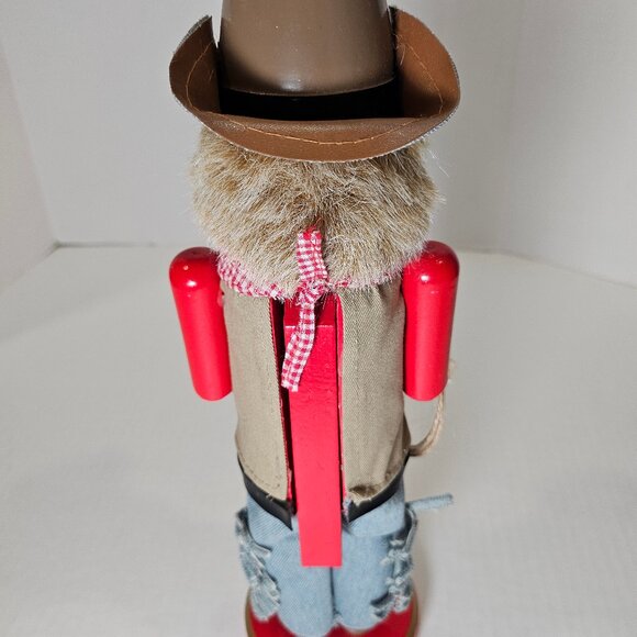 Clever Creations Cowboy 12 Inch Traditional Wooden Nutcracker Christmas Decor - Picture 4 of 9